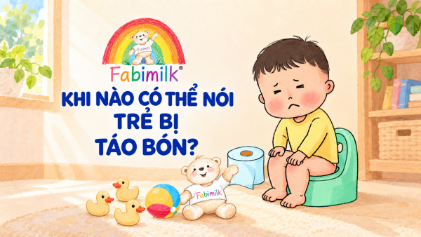KHI NÀO CÓ THỂ NÓI TRẺ BỊ TÁO BÓN?