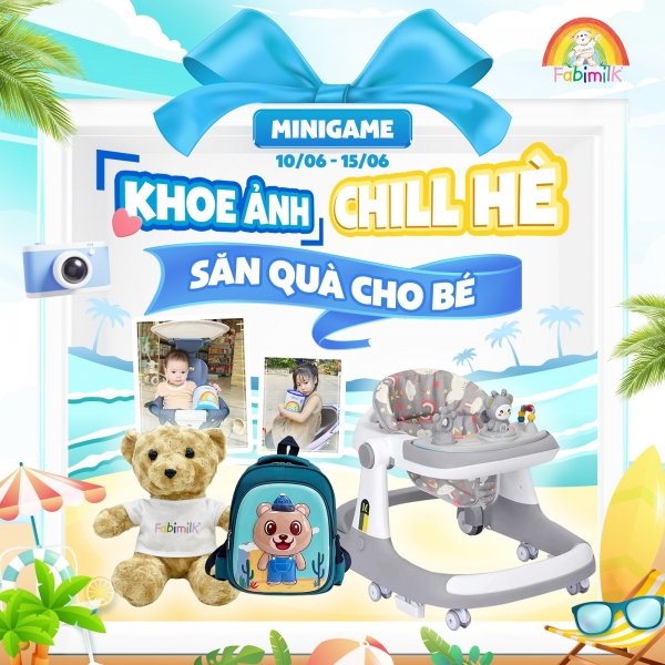 [MINI GAME] KHOE ẢNH CHILL HÈ - SĂN QUÀ CHO BÉ