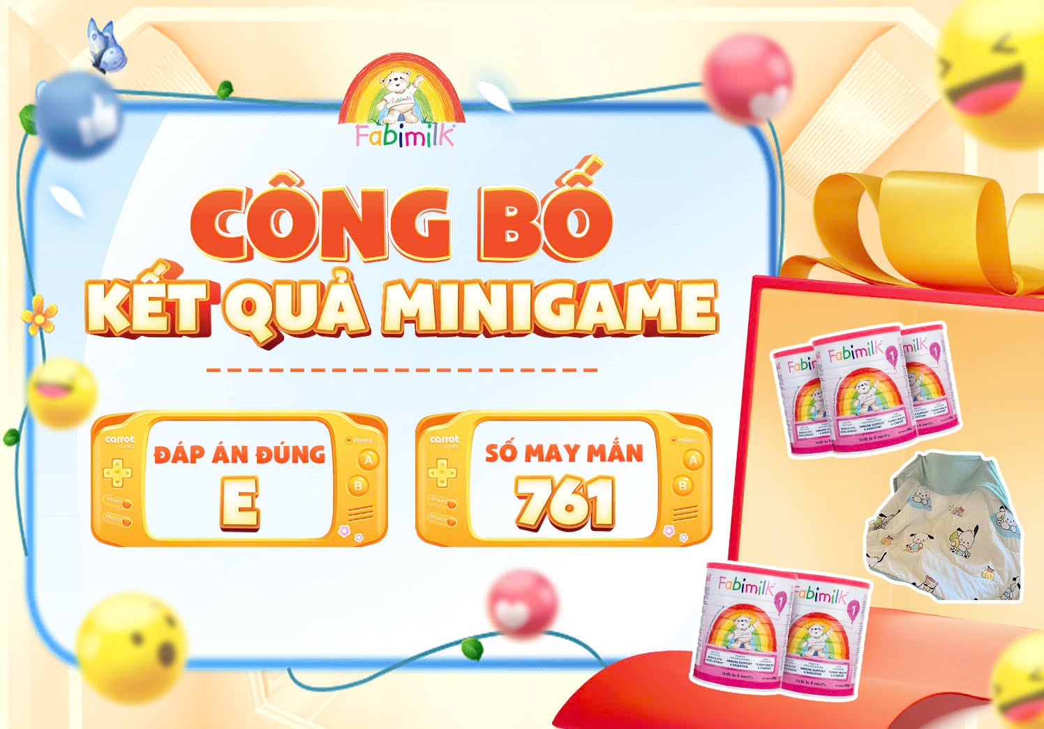  [KẾT QUẢ MINIGAME] TRẢ LỜI CÂU ĐÚNG - NHẬN QUÀ ‘SHE’ MÊ